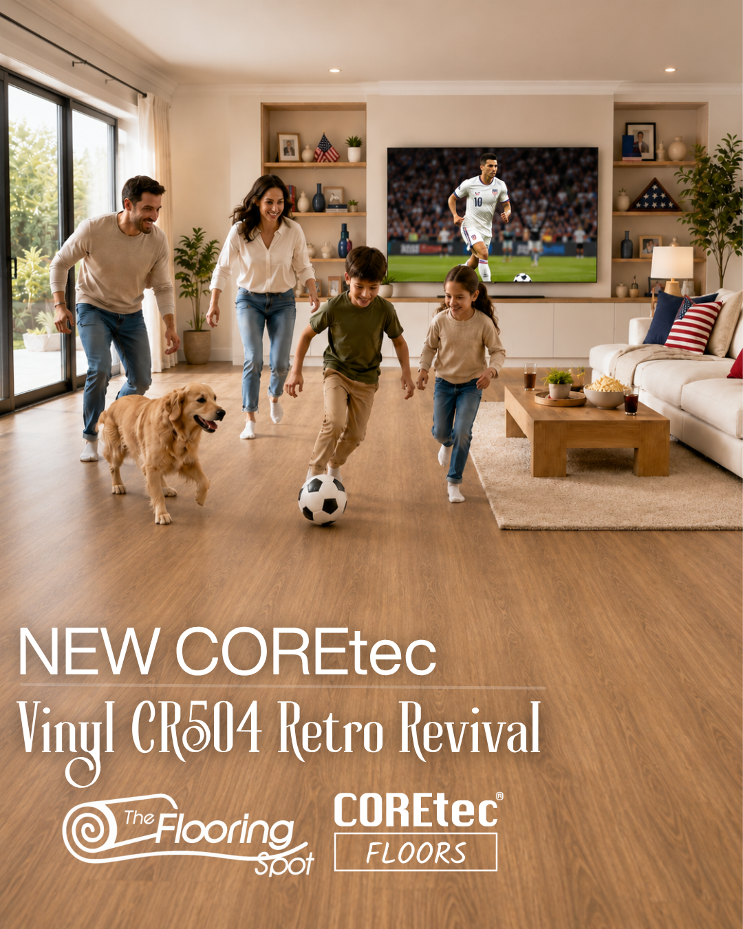 New COREtec Vinyl CR504 Retro Revival New COREtec Vinyl CR504 Retro Revival