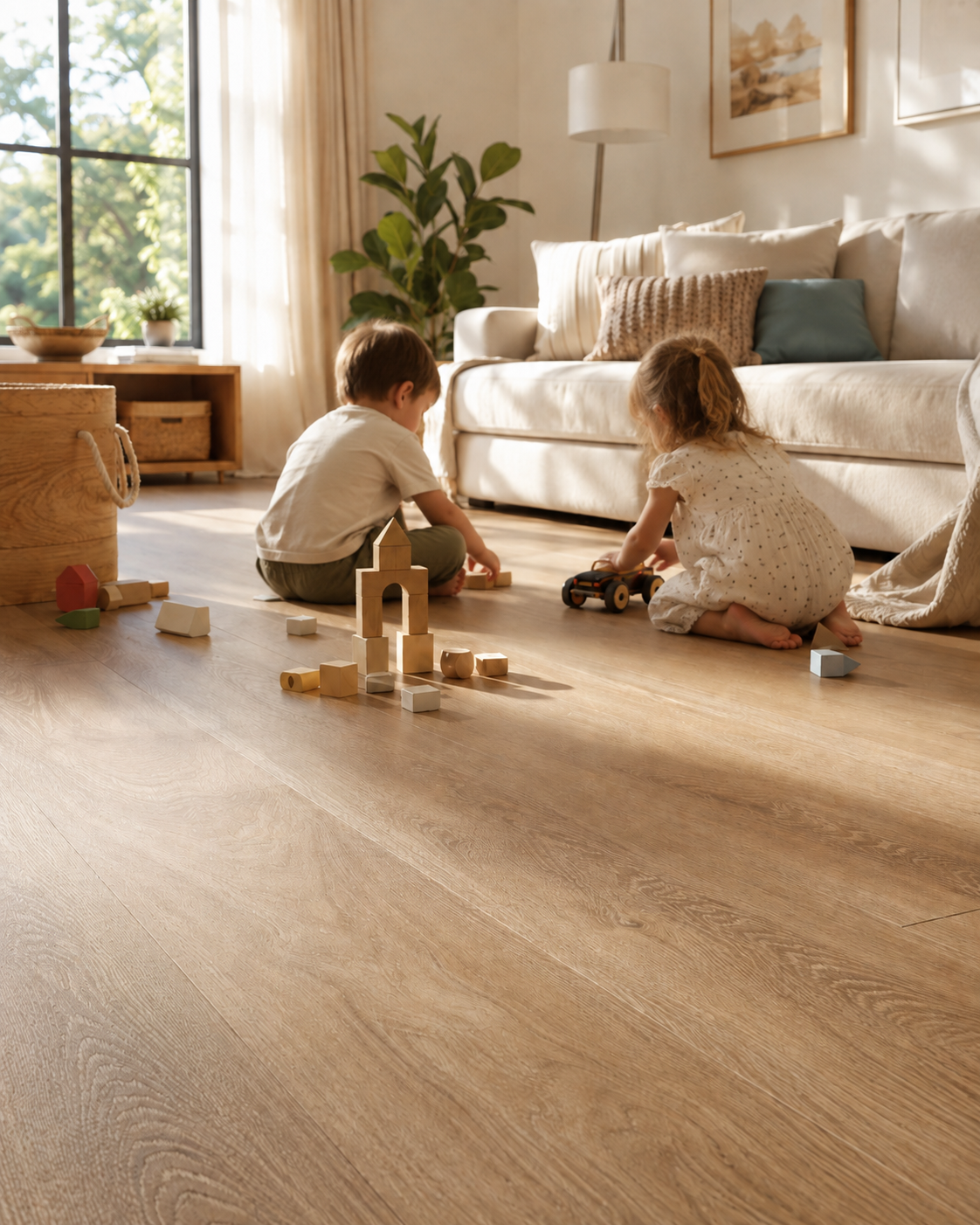Durable family flooring